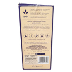 Lavender Zen Luxury Dhoop 20 Sticks - Tattvam