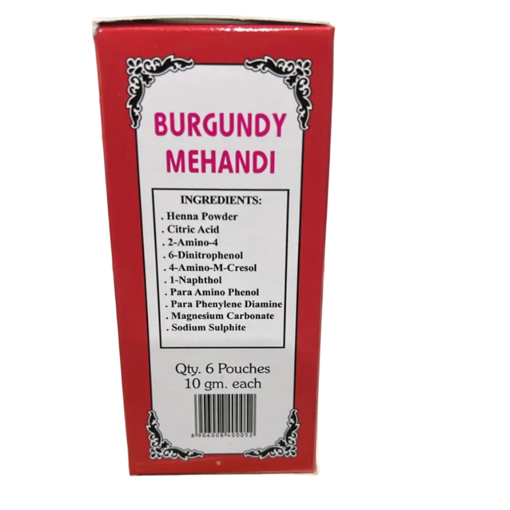 BURGUNDY HEENA AMIR SIDE