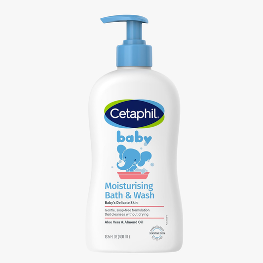 Baby Moisturising Bath & Wash 400Ml - Cetaphil
