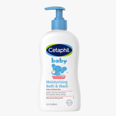 Baby Moisturising Bath & Wash 400Ml - Cetaphil
