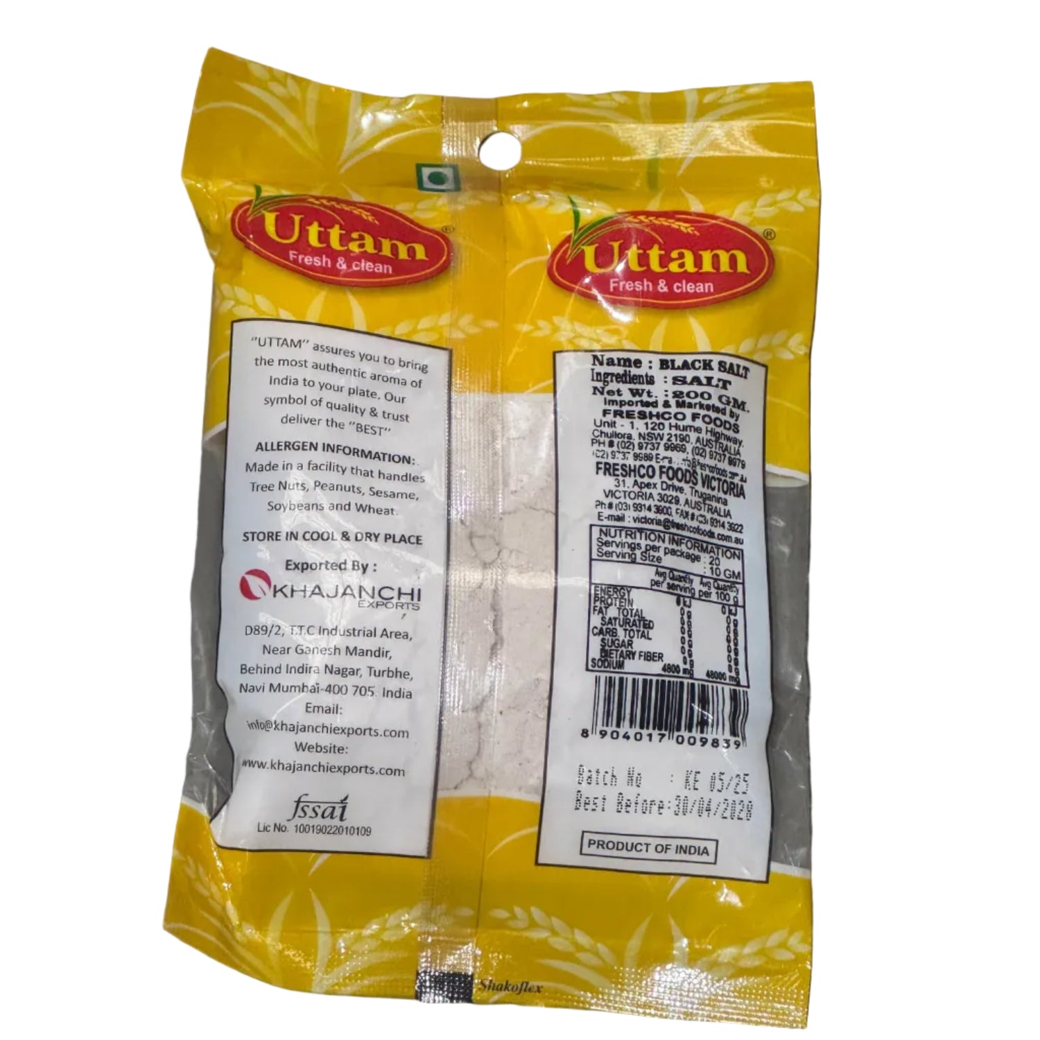 Black Salt 200g Uttam