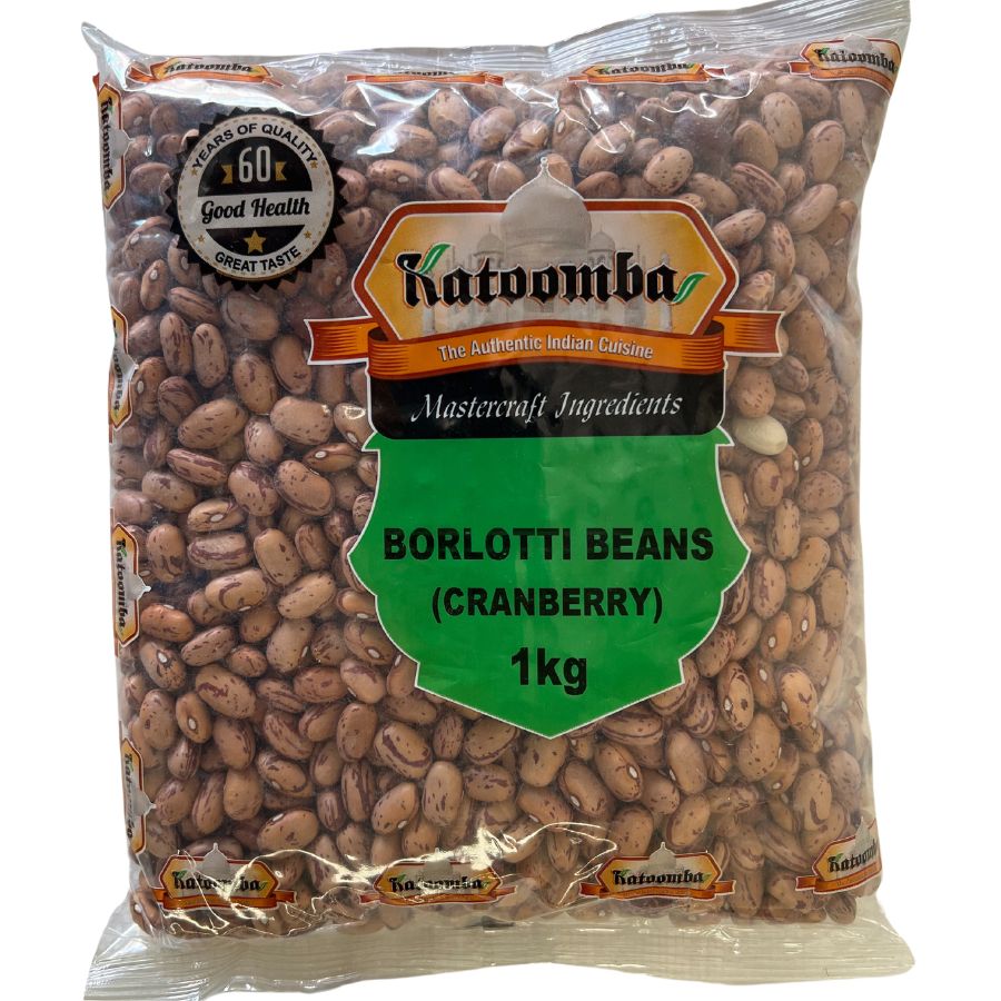 Borlotti Beans (Cranberry Beans) 1kg - Katoomba
