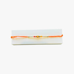 Brown Centre Stone Rakhi
