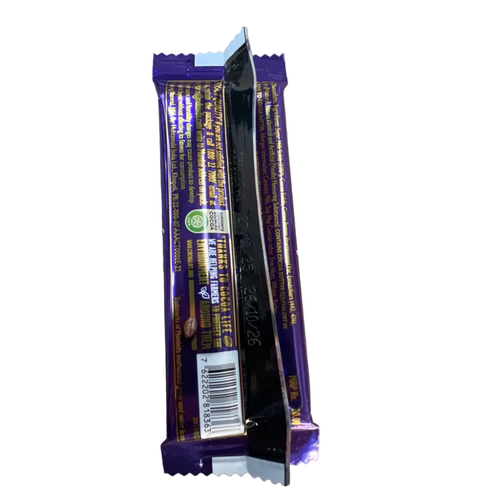 CADBURY DAIRY MILK CHOCOLATE BACK