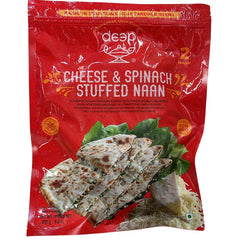 Cheese & Spinach Stuffed Naan 232g (2pcs) - Deep
