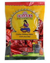 Chilli Whole Without S 200g - Chakra