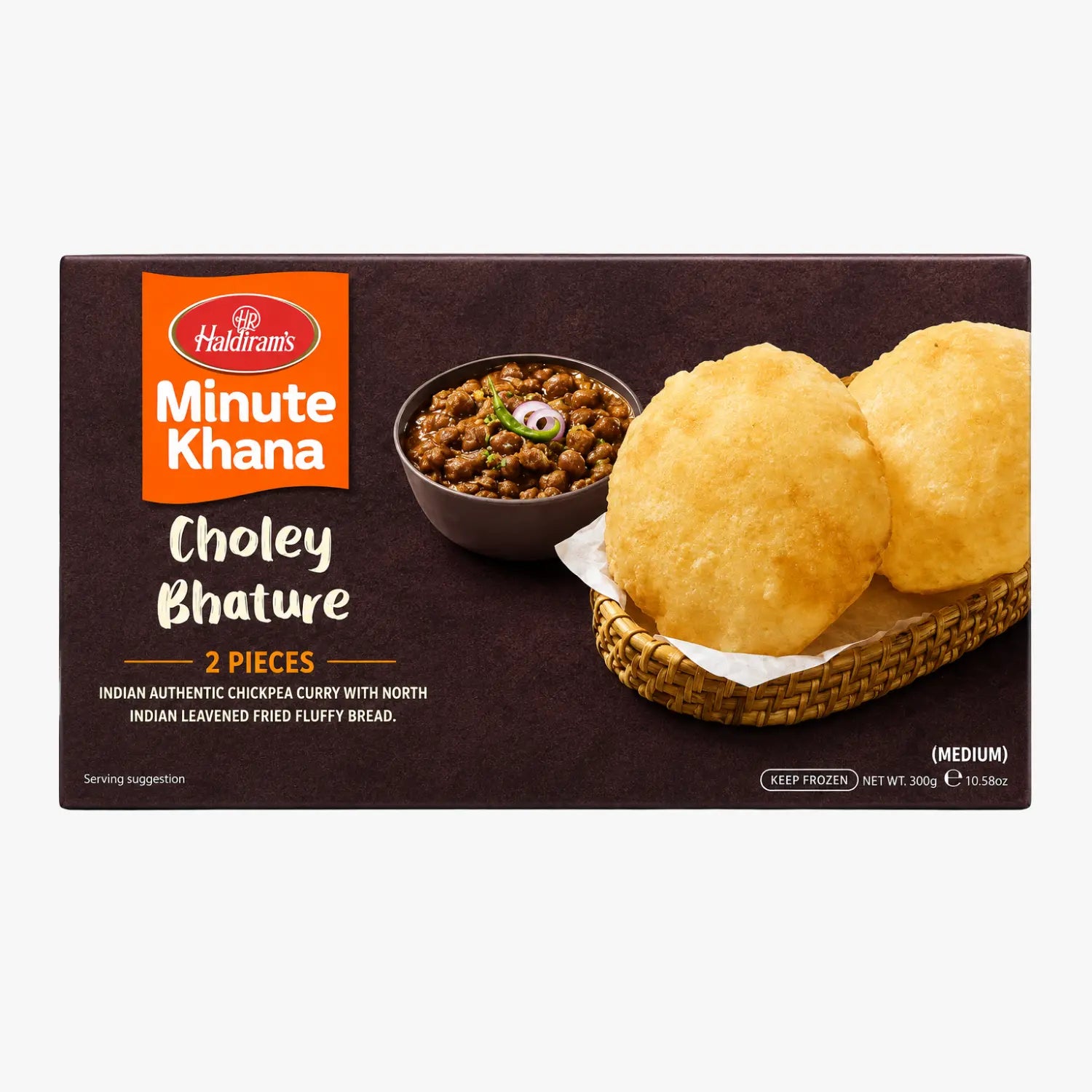 Choley Bhature 2 Pieces 310g - Haldiram's