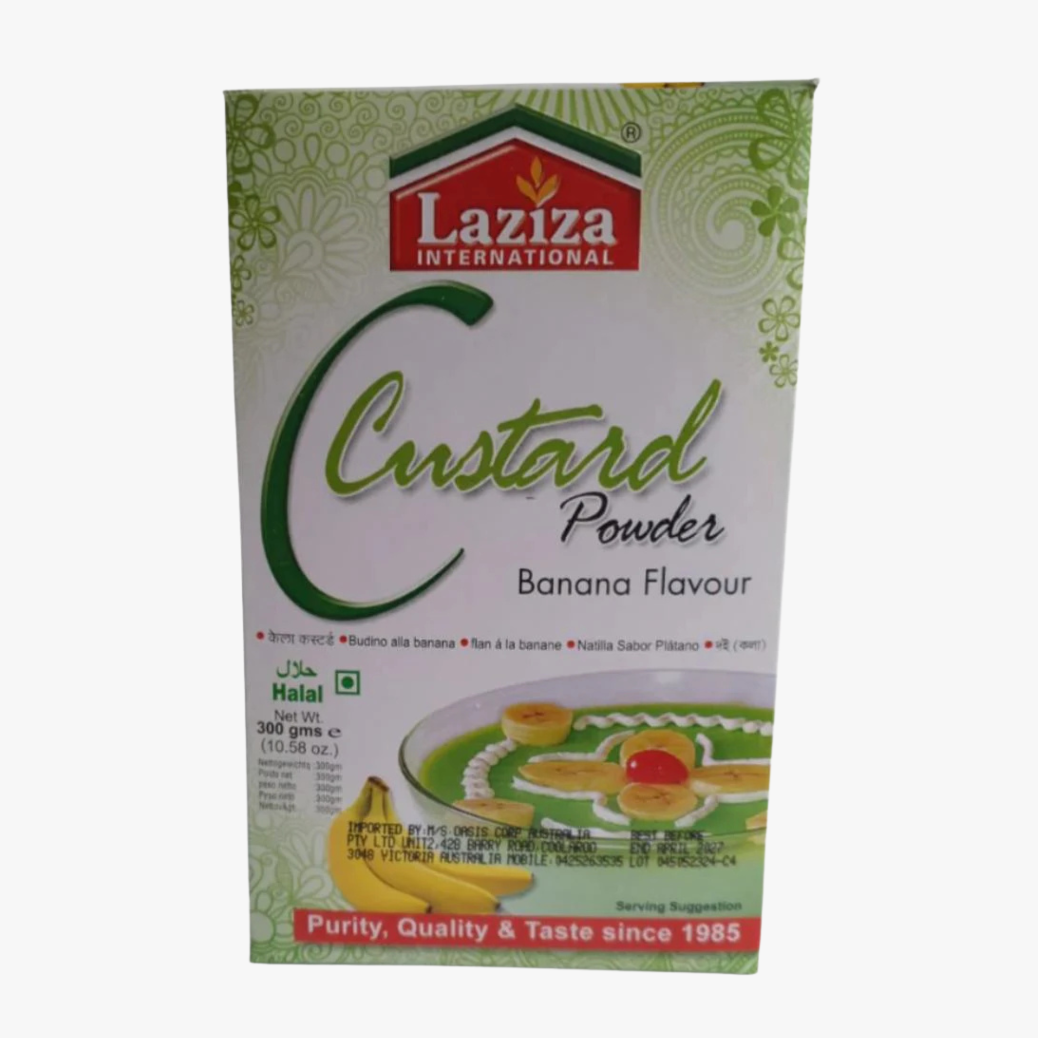 Laziza Custard Powder Banana Flavor 300g