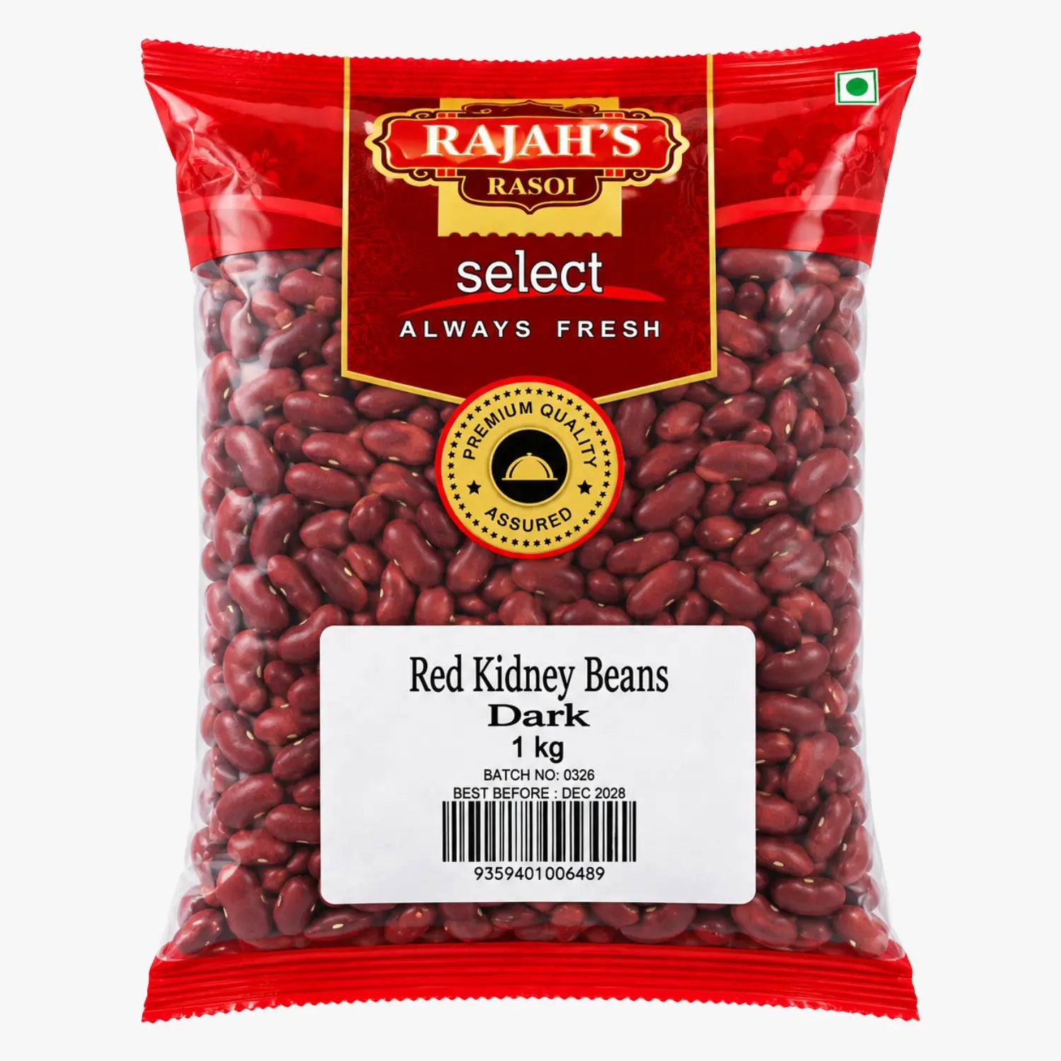 Dark Red Kidney Beans 1kg - Rajah's Rasoi