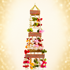 Decorative Multicolour Floral Hanging Jhoomar