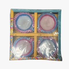 Diwali Fancy Diya with Wax 4Pc(color and design may vary)