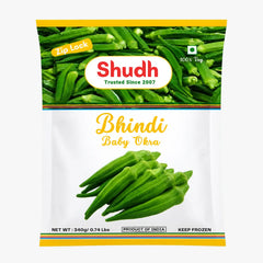 Frozen Baby Bhindi (Okra) 340g - Shudh