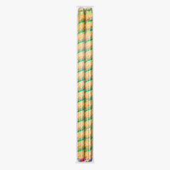 Green and Golden Dandiya Sticks