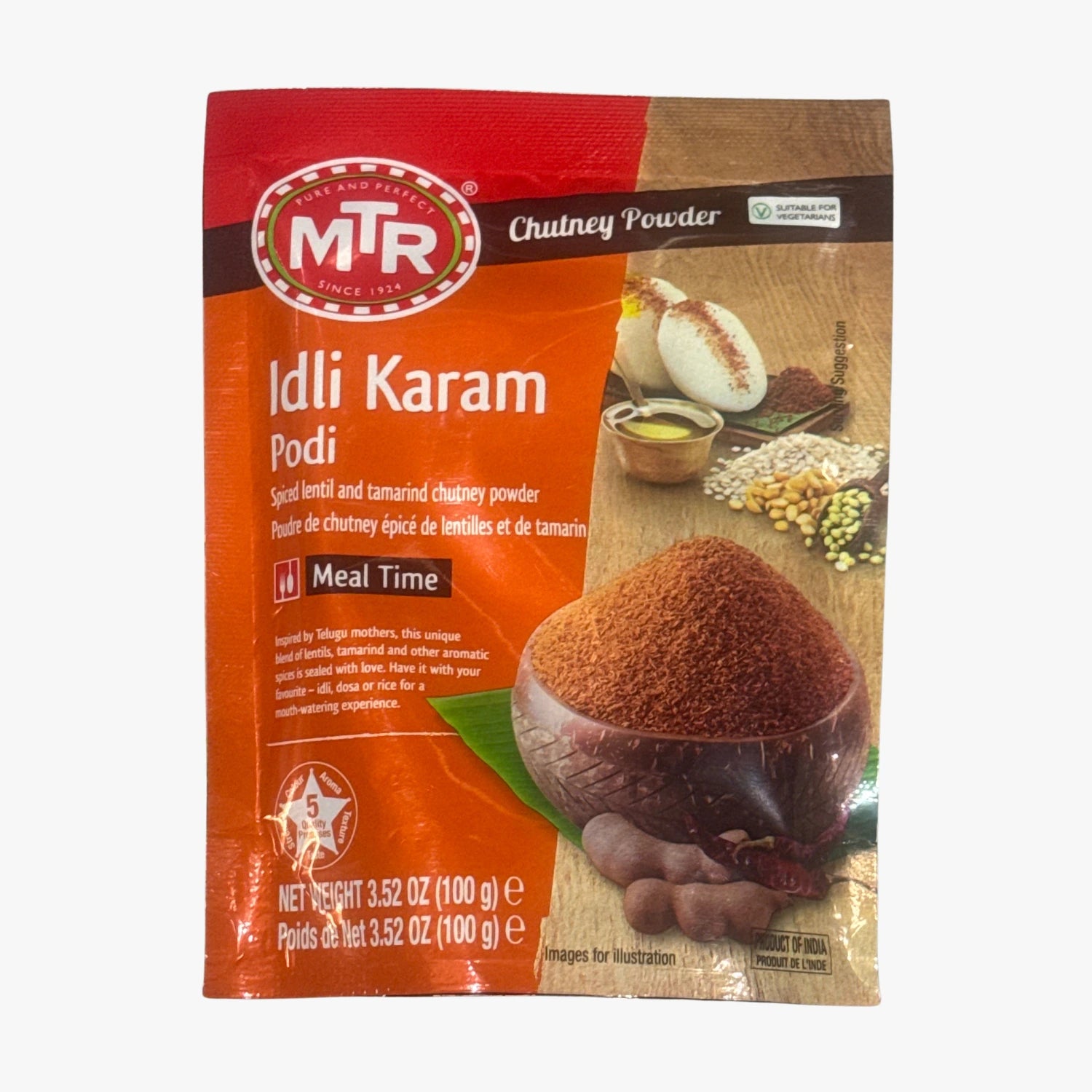 Idli Karam Podi Chutney Powder 100g - MTR