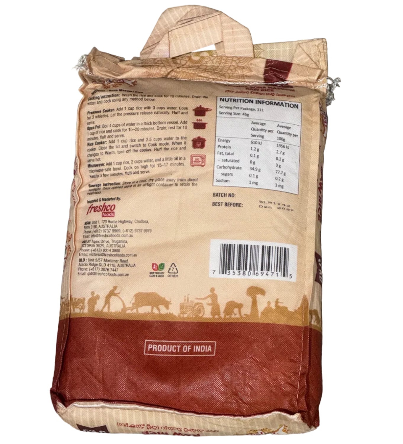 Sona Masoori Rice 5kg - India Today