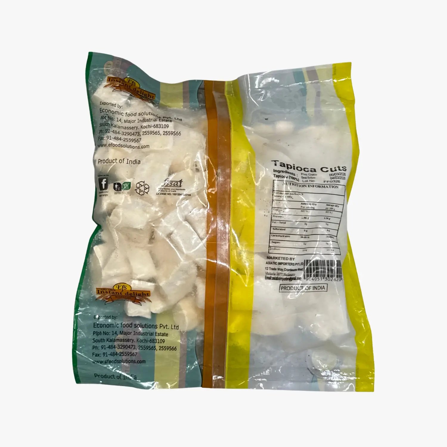 Jacme Tapioca Sliced 908g (Frozen)