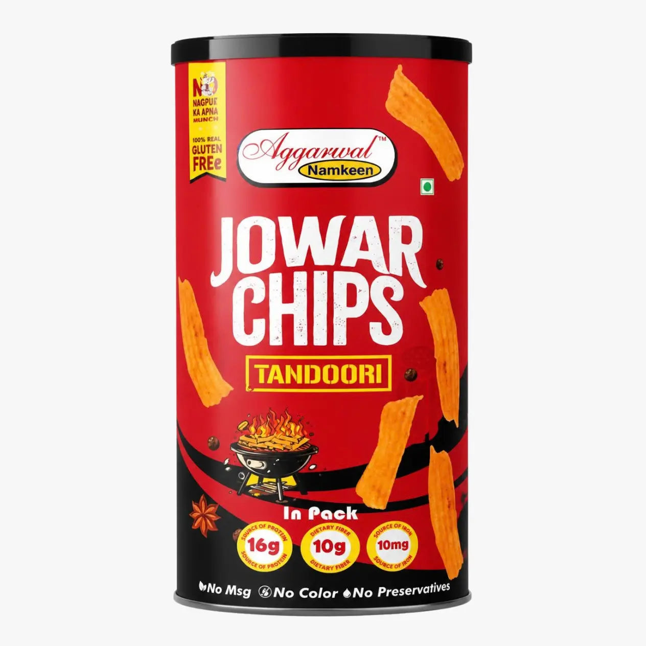 Jowar Chips Tandoori 150g - Aggarwal Namkeen