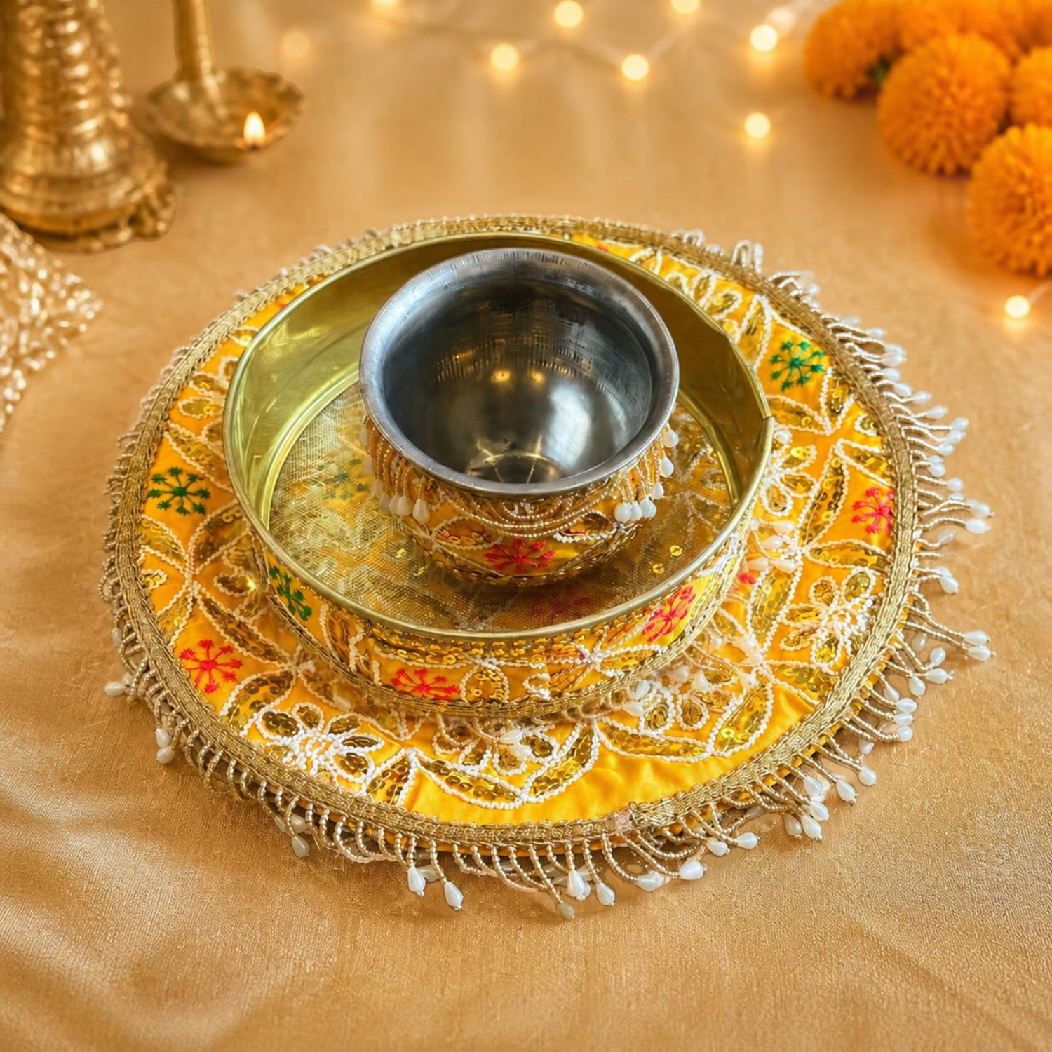 Karwa Chauth Festive Thali Set - 01