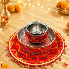 Karwa Chauth Festive Thali Set - 11 - 2