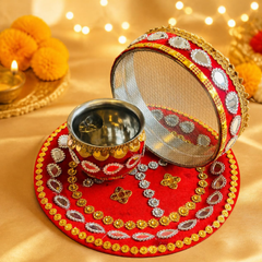 Karwa Chauth Festive Thali Set - 04