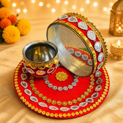 Karwa Chauth Festive Thali Set - 04