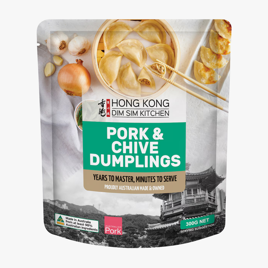Kitchen Pork & Chive Dumplings 300g - Hong Kong