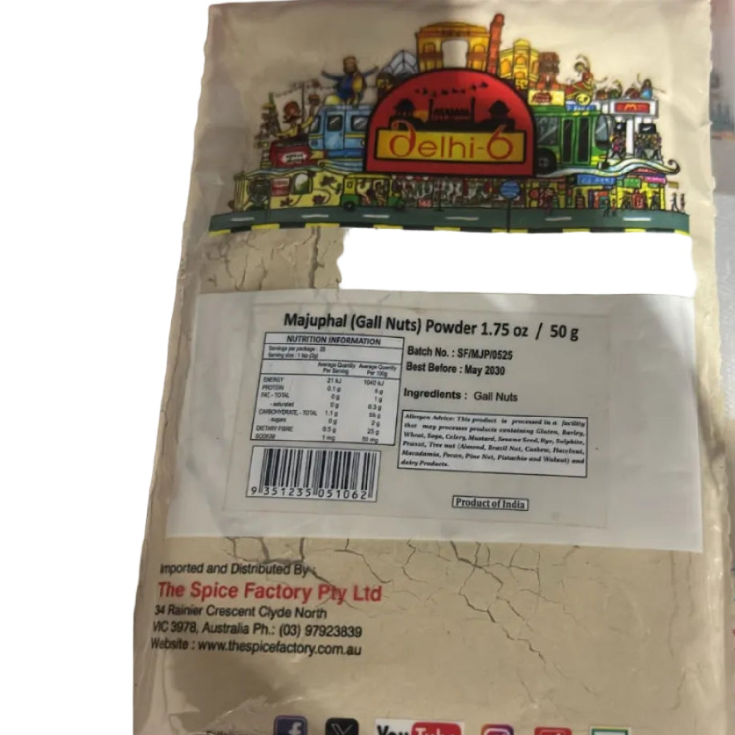 Majuphal (Gall Nuts) Powder 50g Delhi 6