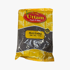 Mustard Seeds Brown 1kg - Uttam