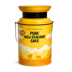 Pure New Zealand Ghee 5 Litres - Gold Leaf