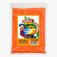 Orange Rangoli Color 200g - Desi Touch