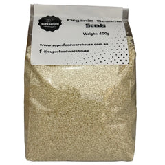 Organic Sesame Seeds (White) 400g - Super Food