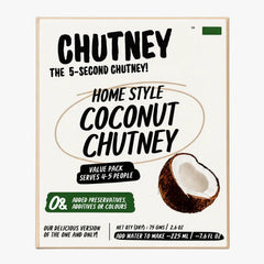 Plain Coconut Chutney 75g - Chutnefy