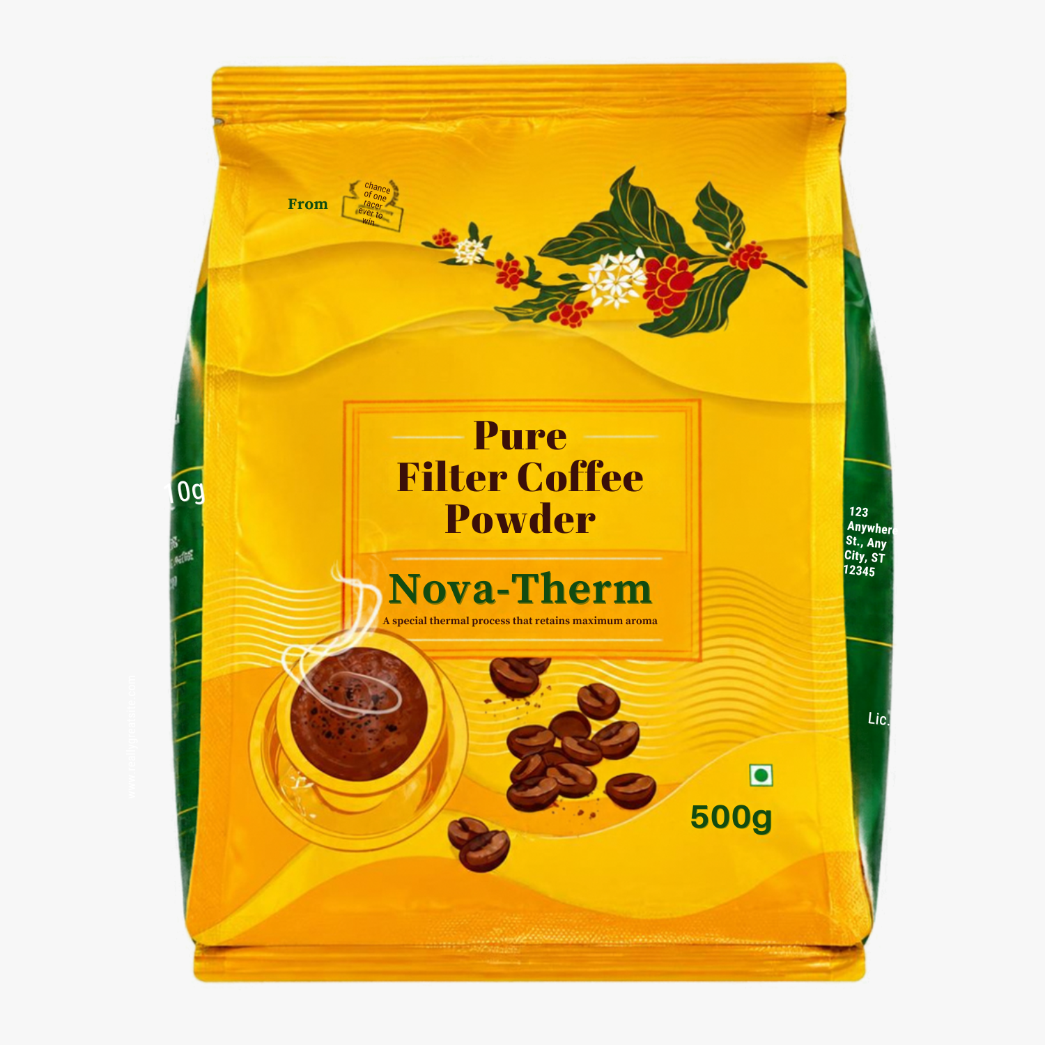 Pure Filter Coffee Powder Nova Therm 500g - Cothas