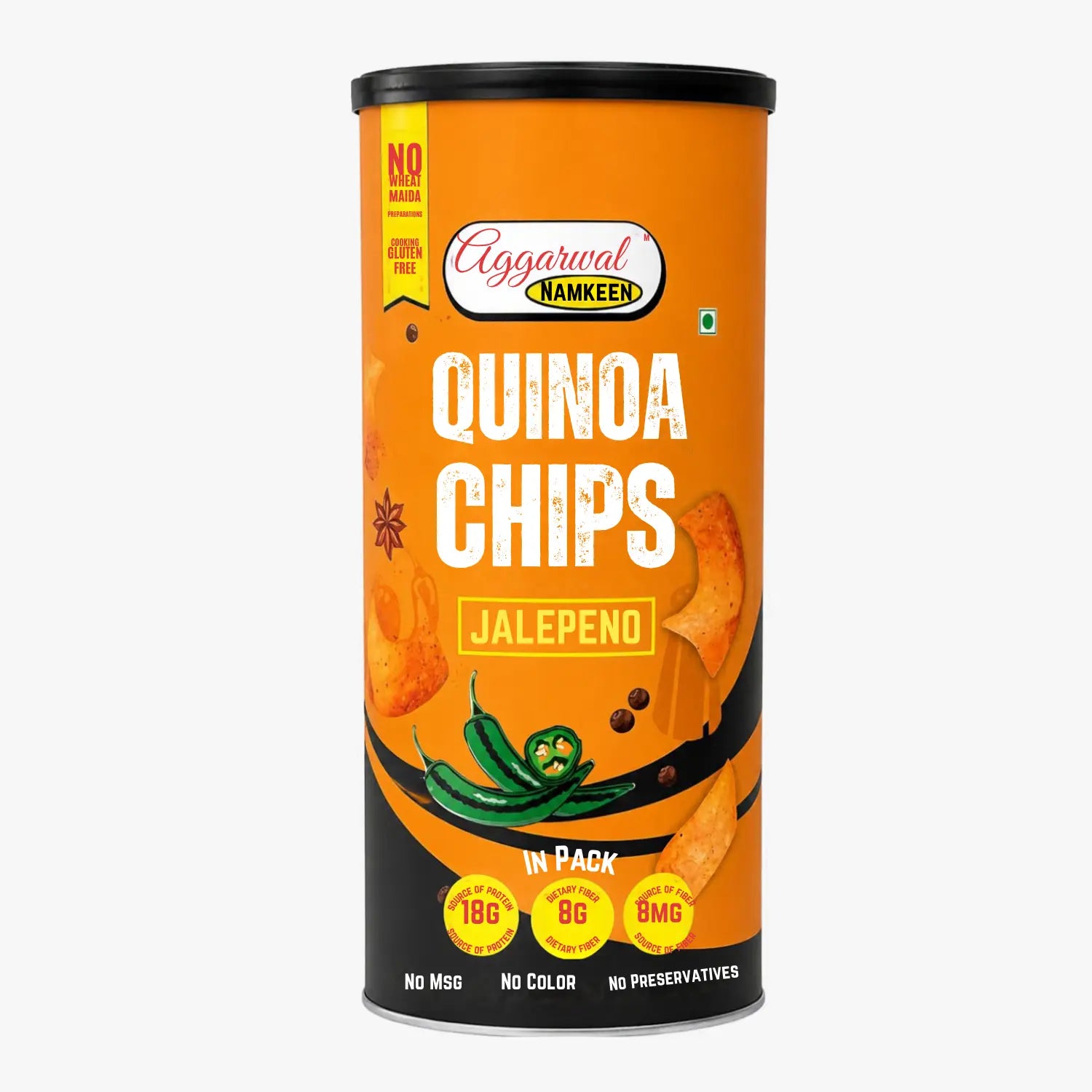 Quinoa Chips Jalepeno - Aggarwal Namkeen