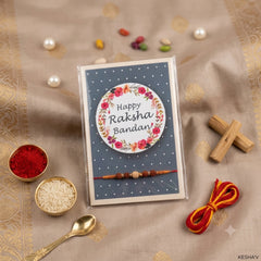 Rakhi Greeting Card with Puja Essentials
