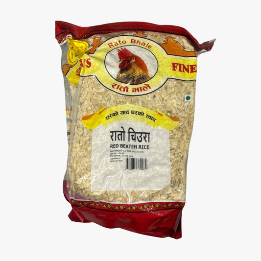 Red Beaten Rice - Rato Bhale
