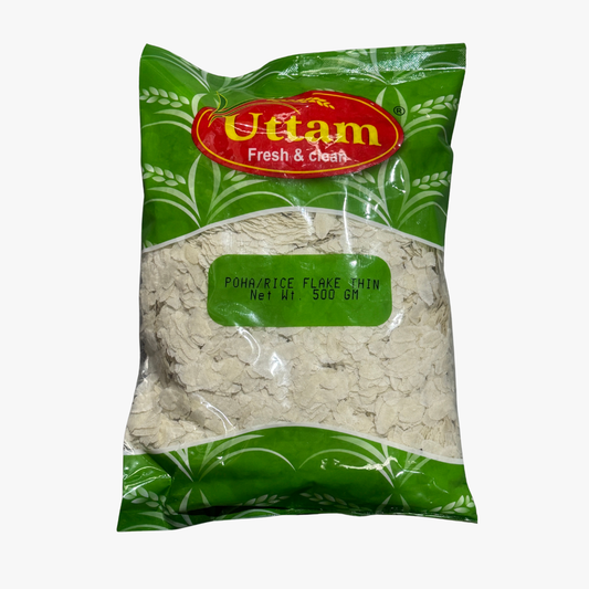Rice Flake Thin 500g (Poha) - Uttam