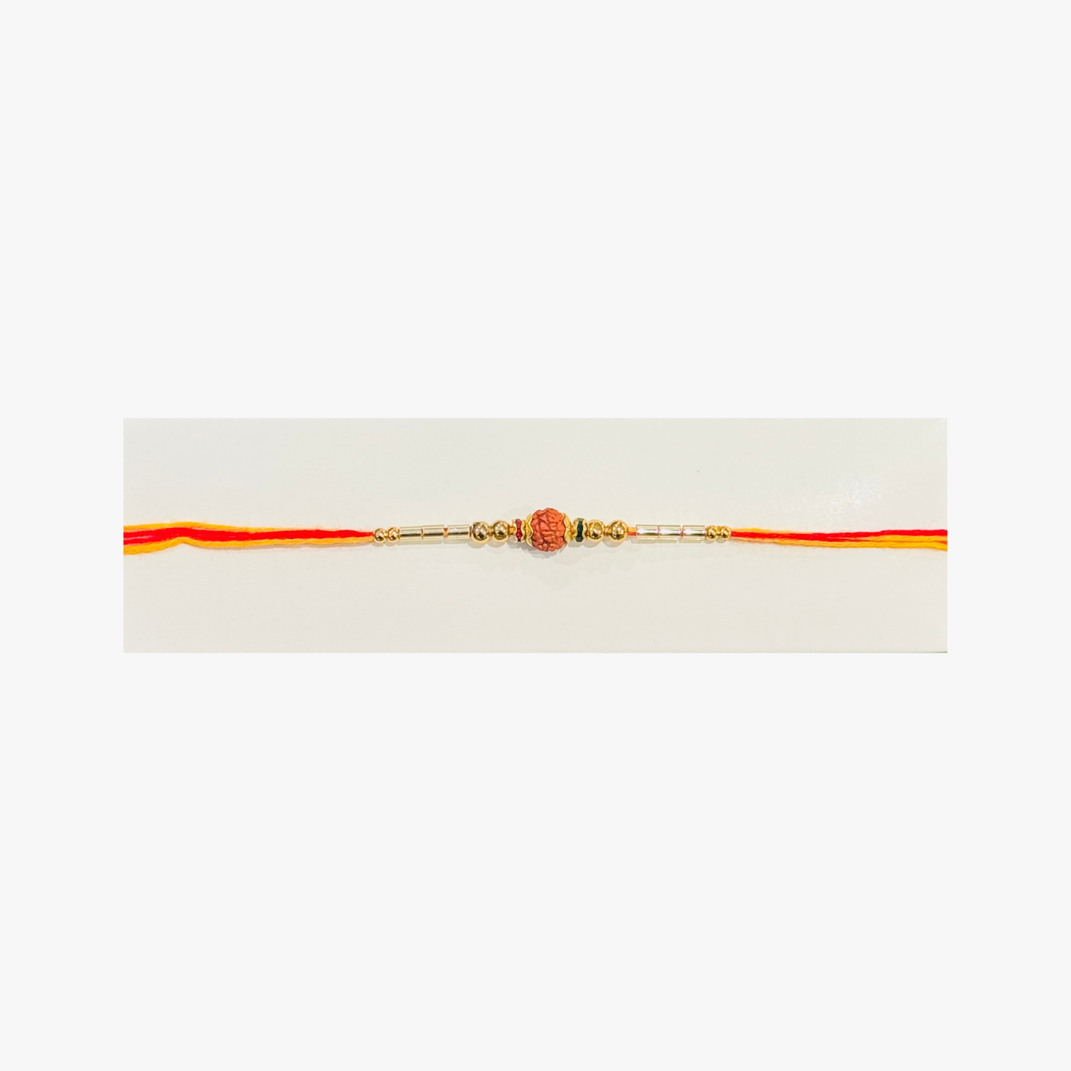 Rudraksha Golden Stone Rakhi Multicolour 1