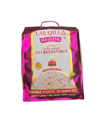 Majestic Extra Long Grain 1121 Basmati Rice 10kg - Lal Qilla