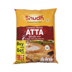 Chakki Atta (Wheat Flour) 5kg - Shudh