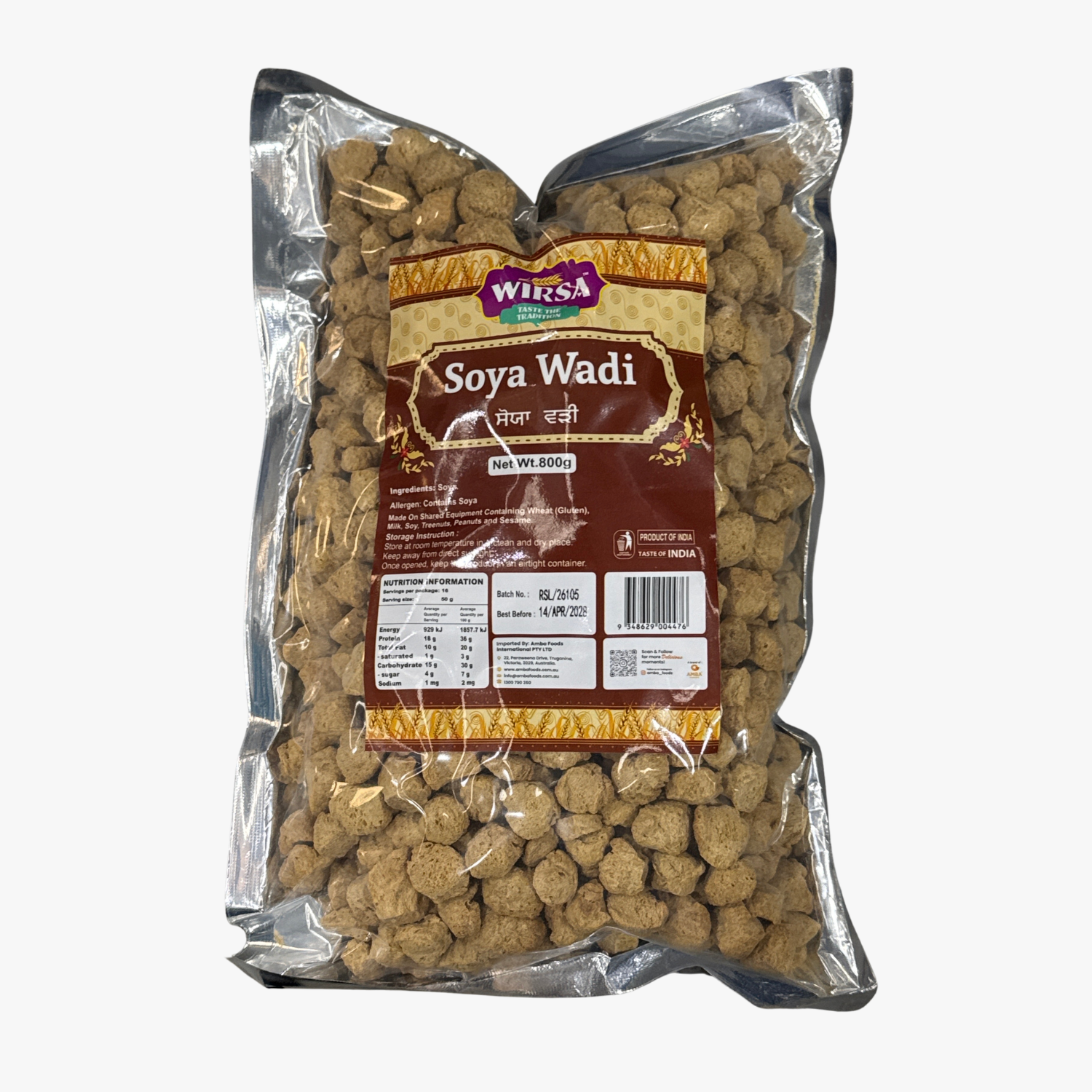 Soya Wadi 800g - Wirsa