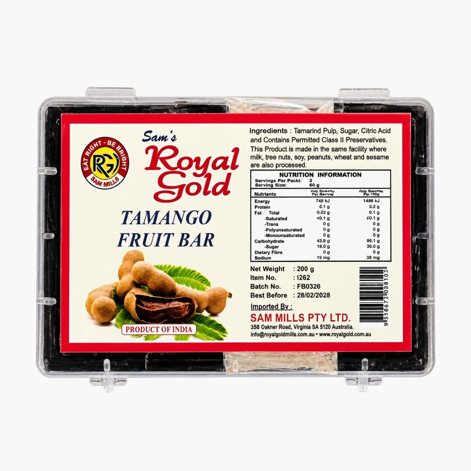 Tamang Fruit Bar (Black Aam Papad) 200g - Royal Gold