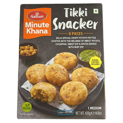 Tikki Snacker 8pcs (420g) - Haldiram's (Includes Mint Chutney)