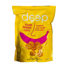 Round Masala Banana Chips 340g - Deep
