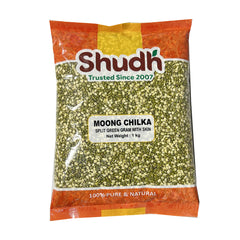 Moong Split Chilka Dal 1kg - Shudh