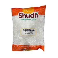 Sabudana 1kg (Sago Seeds) - Shudh