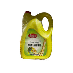 Mustard Oil (Kachi Ghani) 4.73 Litre - Indya