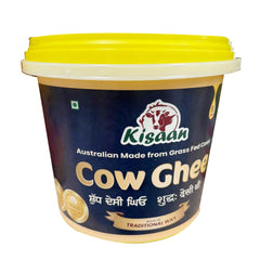100% Pure Australian Cow Desi Ghee 5L Bucket - Kisaan