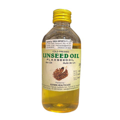 Coldpressed Linseed Oil (Flaxseed) 200ml - Ashwin
