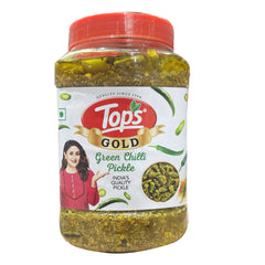 Green Chilli Pickle - Tops
